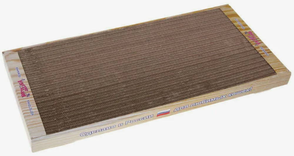 Когтеточка Зверье мое картон Когтедралка 50*24*4n