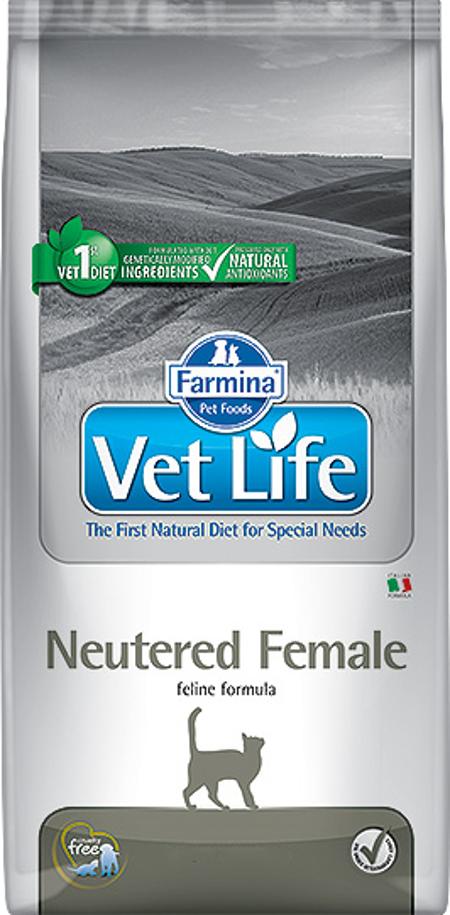 Корм для кошек Farmina Vet Life Management Neutered Female стерилизованных КОШЕК