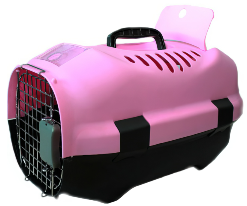 Родные места Переноска для животных, малая, розовая, 47х30х29 см