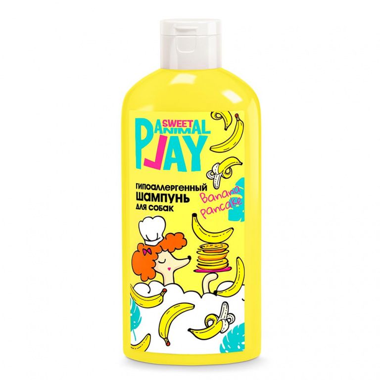 Шампунь для собак Animal Play Sweet &quot;Банановый панкейк&quot; гипоаллергенный 300 мл