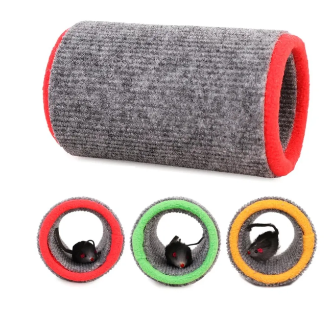 Игрушка-когтеточка КОШКИ-МЫШКИ ковролин 16*9см Rich Breed ИК-3