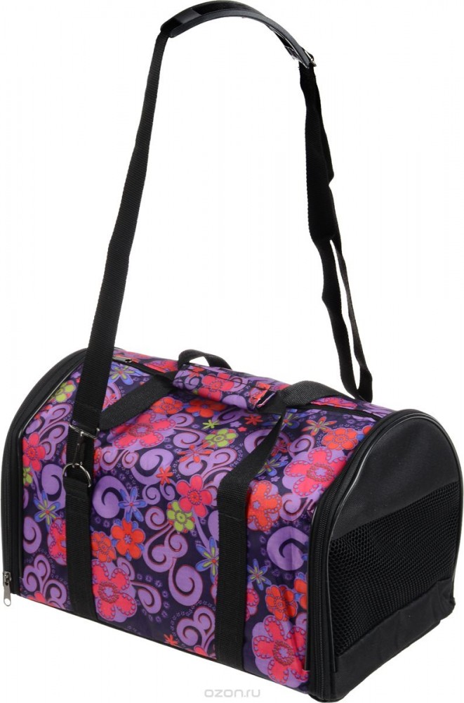 Сумка-переноска PerseiLine тектильная с плотным каркасом 45*30*30, цвет в ассортименте