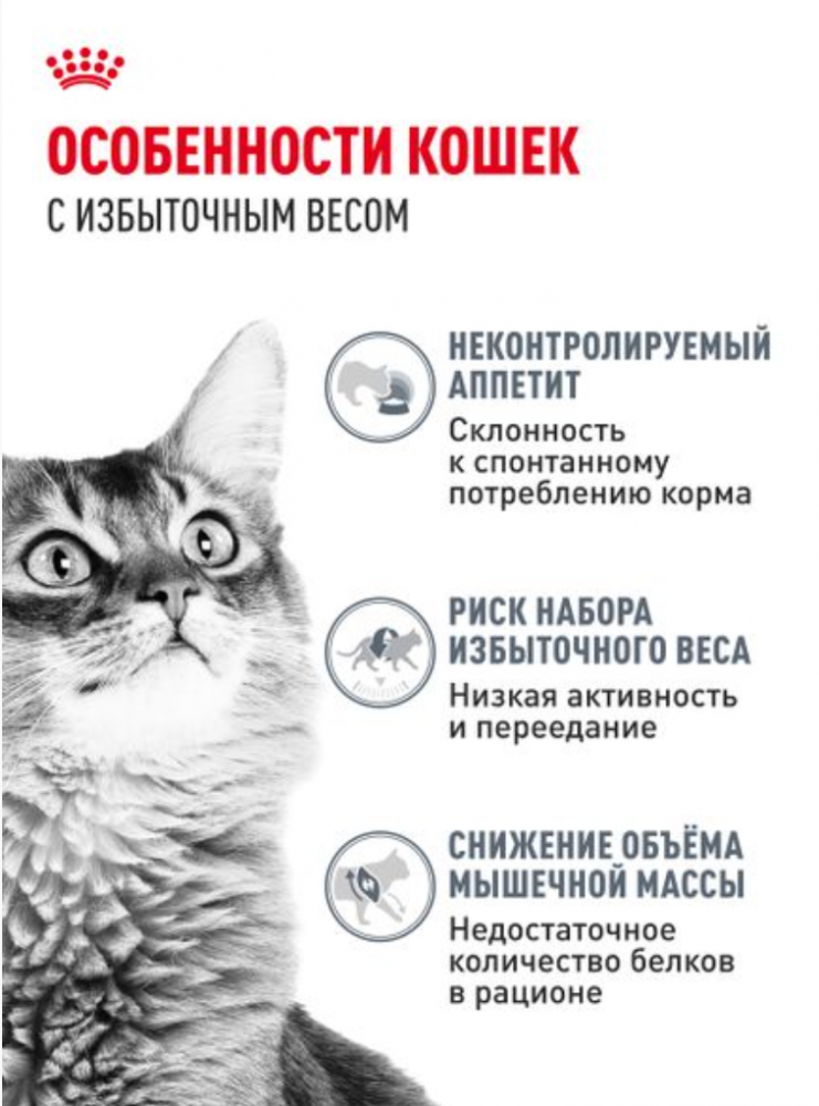 Корм Royal Canin Light Weignt Care для кошек низкокалорийный 1,5 кг